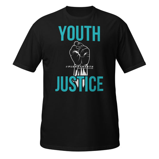 #PleadThe8th 'Youth Justice' Short-Sleeve Unisex T-Shirt (front)