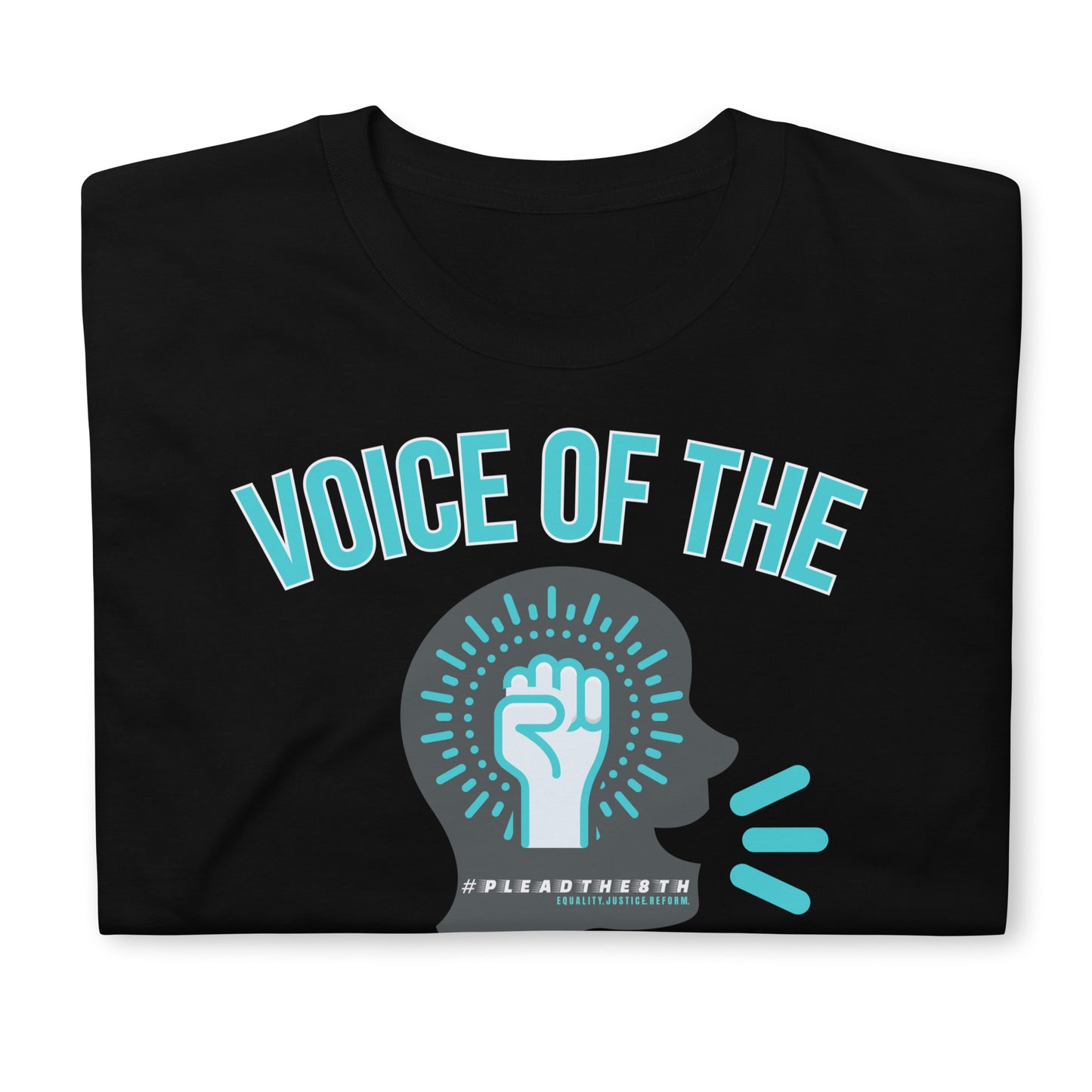 #PleadThe8th 'Voice of the Voiceless' Short-Sleeve Unisex T-Shirt (front)