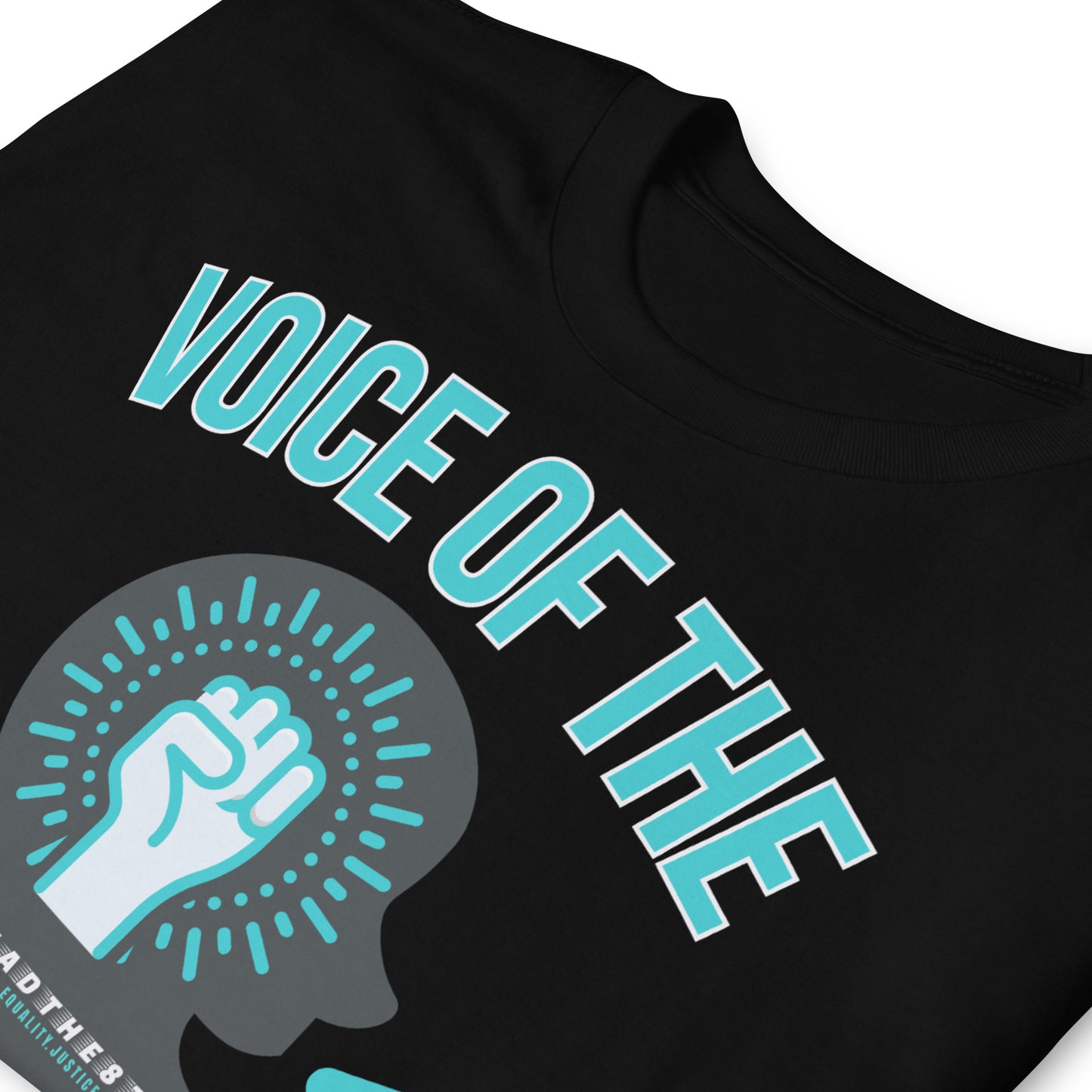 #PleadThe8th 'Voice of the Voiceless' Short-Sleeve Unisex T-Shirt (front)